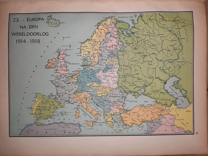 map of Europe during world war II
