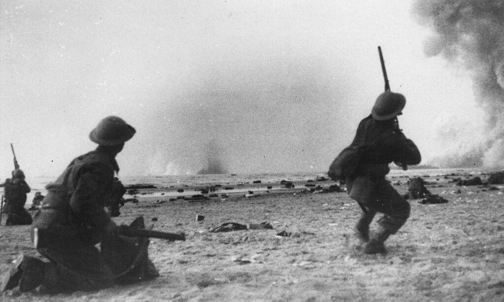 verdediging strand Duinkerke 1940