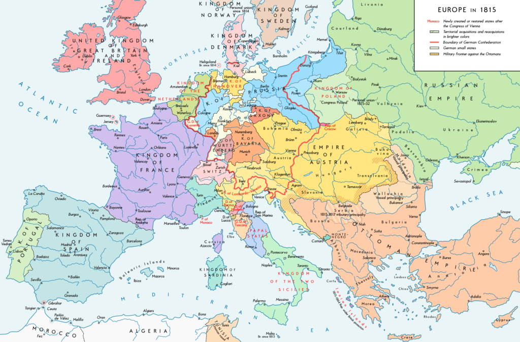 Europa in 1815