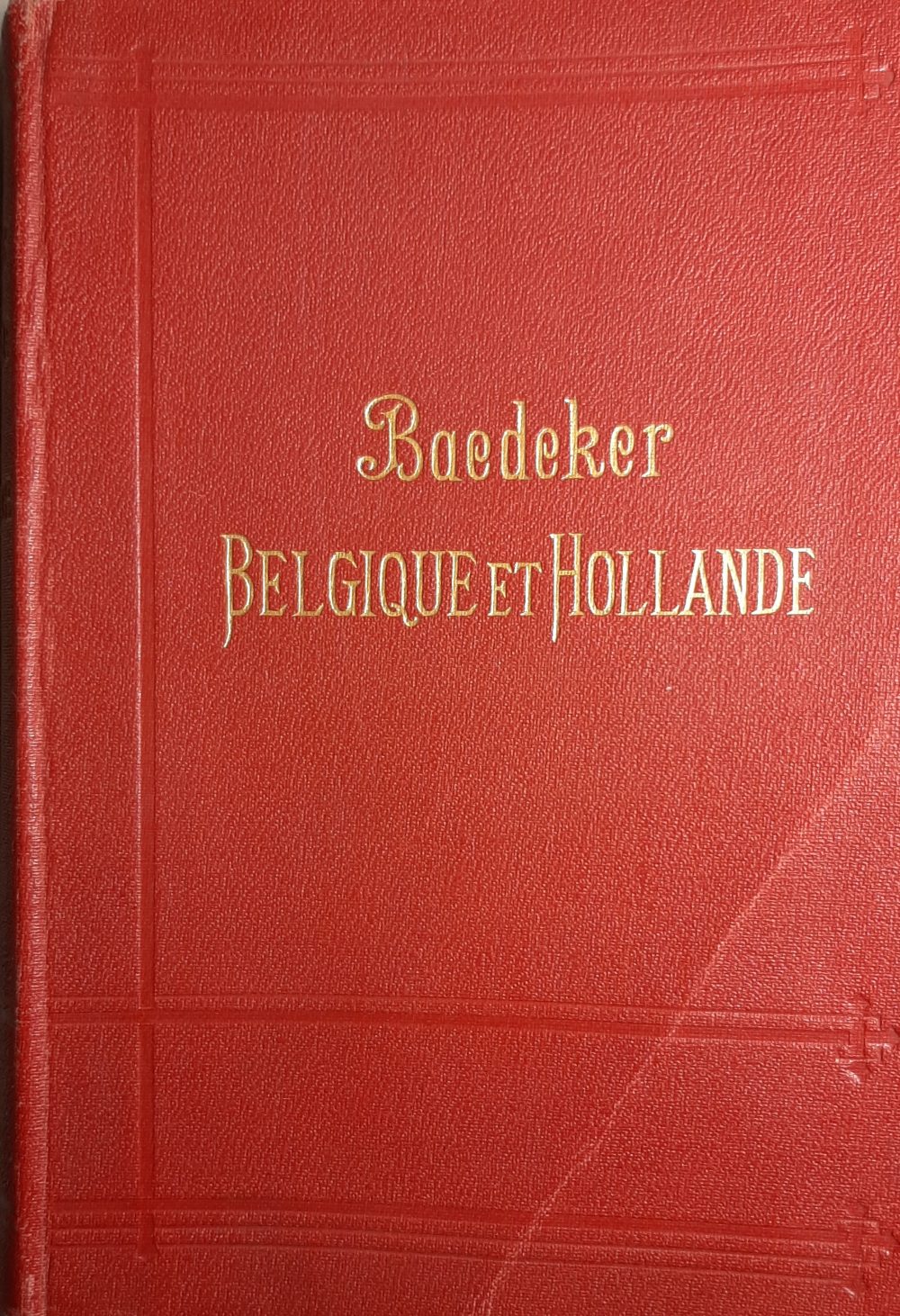 kopie Baedeker reisgids boekomslag
