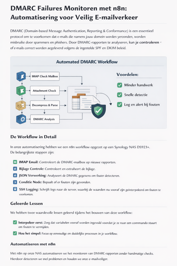 Automatiseren van DMARC rapporten met n8n